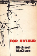 For Artaud, Book Cover, Michael McClure